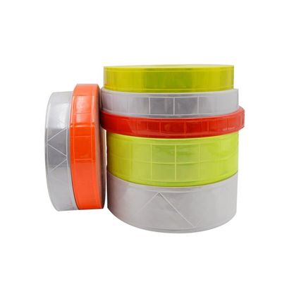 Băng phản quang Pvc có khả năng hiển thị cao trên băng phản quang Hi Vis cho quần áo Máy ép nhiệt tinh thể