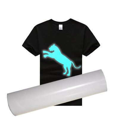 White Htv Glitter Vinyl Rolls Bán buôn phát sáng vào ban đêm trong bóng tối Cung cấp tấm cắt