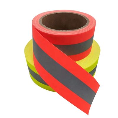Băng phản quang truyền nhiệt Hi Vis Red Blue cho quần áo Băng phản quang chống cháy