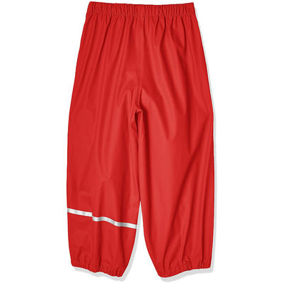 Quần đi mưa phản quang chống nước có khả năng hiển thị cao cấp 3 Hi Vis Kids Polyester Fiber Boys Girls Play