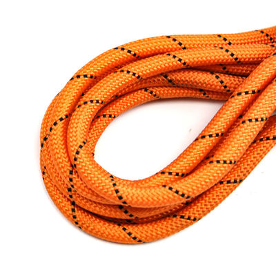 Dây giày Poly Black Orange Black Dây giày phản quang 3/8
