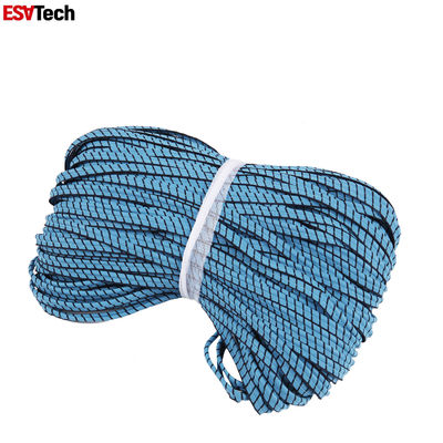 20 mm 10 mm Màu xám Polyester Phản xạ Bias Băng ràng buộc Bạc phản xạ ánh sáng cao