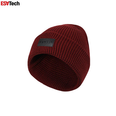 Mũ len đan phản quang màu cam Running Fisherman Ấm có gân Slouchy Len Merino cho nữ