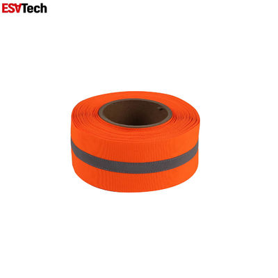 Đánh dấu may Reflective Webbing Phong cách đỏ để làm túi quần an toàn Mũi
