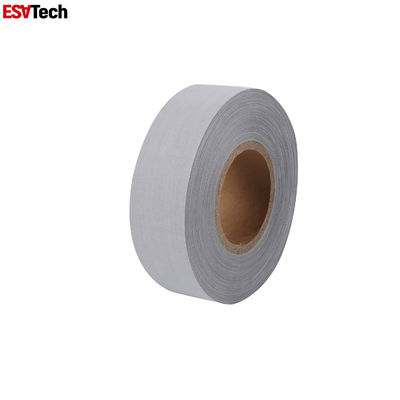 ENISO20471 OEKO-TEX100 B2007 Vải phản xạ bạc T/C Vật liệu hỗ trợ cho quần áo thể thao