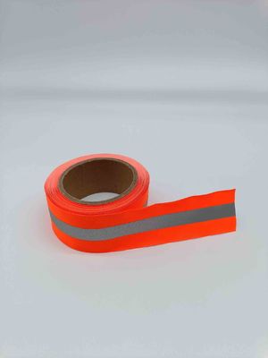 Vật liệu phản xạ tầm nhìn cao vải dải huỳnh quang cho quần áo túi mũ quần áo thú cưng
