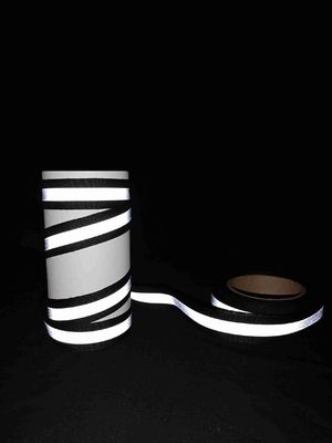 Leo ống may Vải nylon Webbing Chất liệu ruy băng phản quang