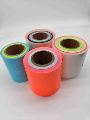 Băng vải huỳnh quang màu xanh lá cây Đánh dấu độ sáng Phim phát quang liên tục