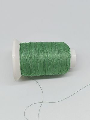 Sợi phản quang màu xanh lá cây Khả năng hiển thị cao cho áo phông Logo Túi quần áo Mũ