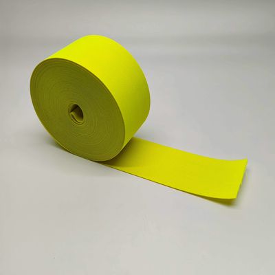 Logo thời trang tùy chỉnh Elastic Yellow Oxford Reflective Webbing For Bag Garmen Skirt Belt Hat