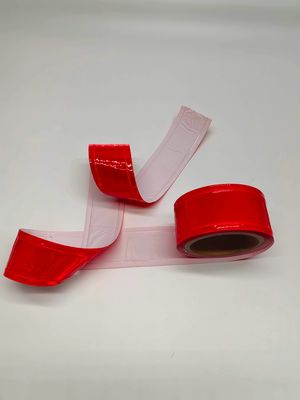 Băng keo phản quang có khả năng hiển thị cao tùy chỉnh PVC cho dấu hiệu giao thông Máy ép nhiệt tinh thể