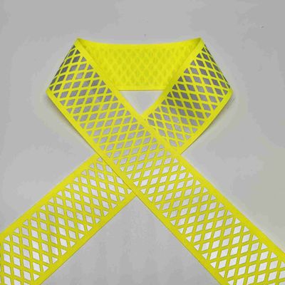 High Visibility Iron Heat Transfer Film To Yellow Reflective Webbing Cho quần áo thể thao quần áo làm việc