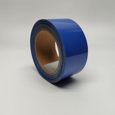 Blue Htv băng phim vinyl chuyển nhiệt cho quần áo an toàn, dải phản xạ Hi Vis cho áo khoác